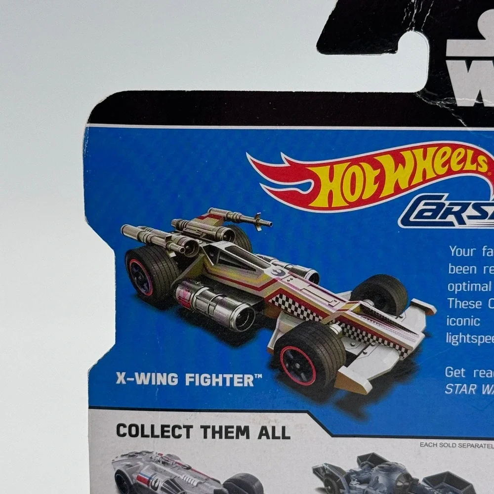 Hot Wheels Star Wars Carships X-Wing Fighter Die-Cast Car White‎ DPV26 New